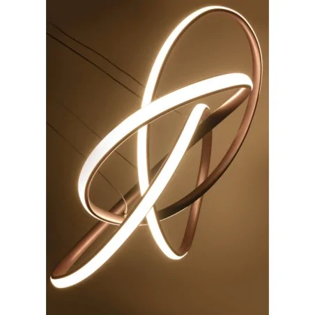 Oswietlenie - douglas lampa wisząca 58 40w led brązowy 4000k apeti candellux 