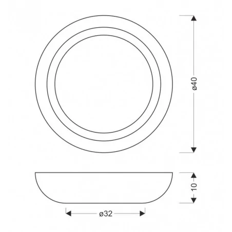 Oswietlenie - abruzzo lampa sufitowa plafon czarno drewniany 24w led 40x32 cm klosz biały candellux 