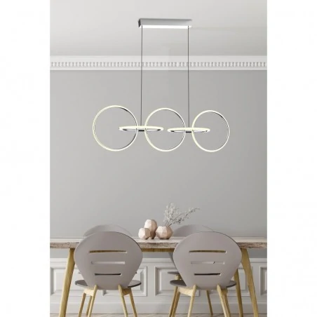 Oswietlenie - kos zwis 114x35 60w led chromowy 4000k candellux 