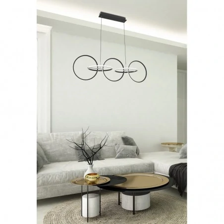 Oswietlenie - kos zwis 114x35 60w led chromowy 4000k candellux 