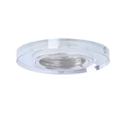 Oswietlenie - oprawa stropowa ss-23 ch/tr+am gu10 50w+led smd 230v bursztynowy 2,1w chrom stał candellux 
