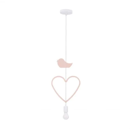 Oswietlenie - heart b lampa wisząca 1x20w e27 iq kids różowy candellux 