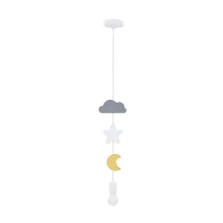 Oswietlenie - moon sc lampa wisząca 1x20w e27 iq kids mix kolor candellux 