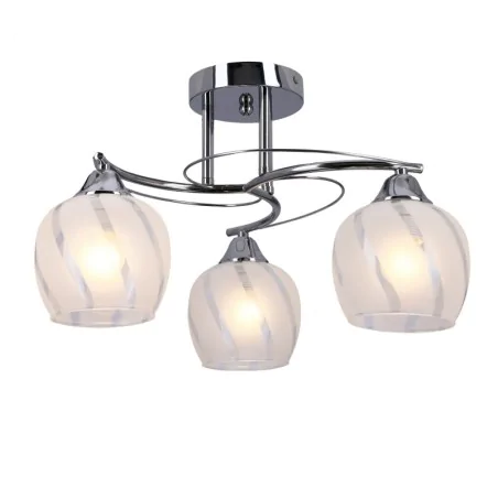 Oswietlenie - prego lampa sufitowa chromowy 3x40w e27 klosz bezbarwny candellux 