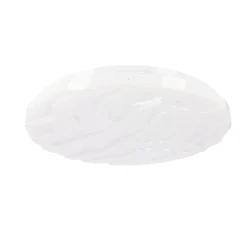 Oswietlenie - nevada lampa sufitowa plafon biały 15w led 29 cm klosz biały efekt sky candellux 