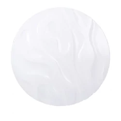 Oswietlenie - nevada lampa sufitowa plafon biały 24w led 38,5 cm klosz biały efect sky candellux 