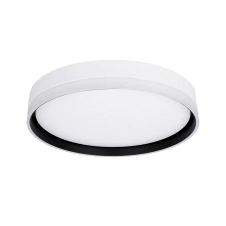 Plafony - lampa sufitowa typu plafon led 24w 39cm czarny+biały florida 13-11305 candellux 