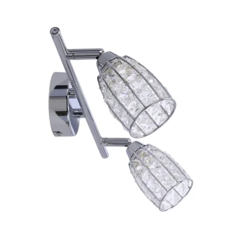 Oswietlenie-sufitowe - lampa sufitowa spot z dwoma ruchomymi reflektorkami chrom shiba 92-13392 candellux 