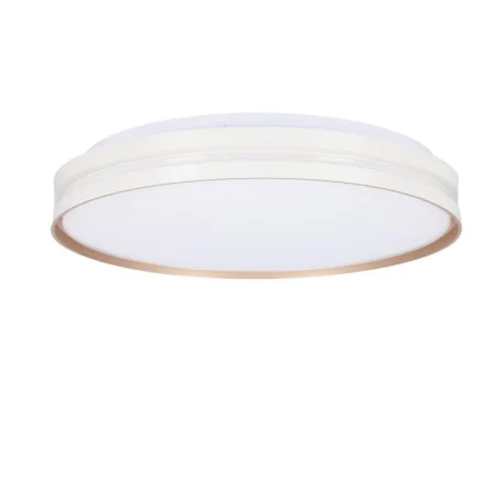 Plafony - plafon led okrągły biało-złoty neutralny o mocy 24w montana 14-11312 candellux 