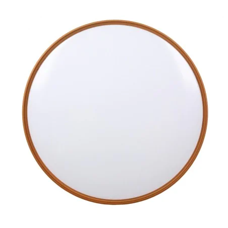 Oswietlenie - montana lampa sufitowa plafon czarny+biały+złoty 24w led 40 cm klosz biały candellux 