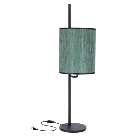 Oswietlenie - bendi lampa stołowa czarny 1x40w e27 abażur zielony candellux 