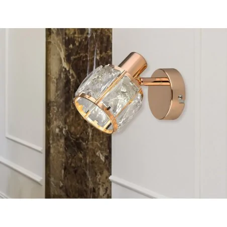 Kinkiety - kinkiet dekoracyjny ozdobny złoty dubai 91-23476 candellux 