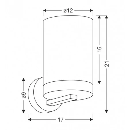 Kinkiety-do-salonu - wels lampa kinkiet czarny+drewniany 1x40 e27 klosz dymiony candellux 