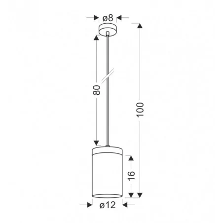 Lampy-sufitowe - wels lampa wisząca czarny+drewniany 1x40 e27 klosz dymiony candellux 