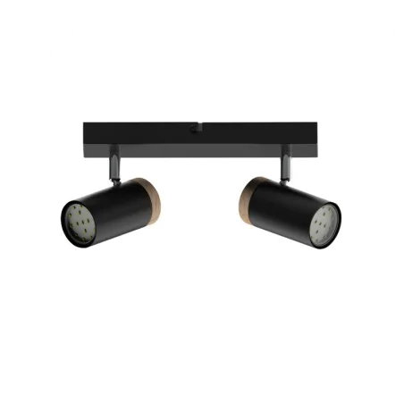 Lampy-sufitowe - lampa sufitowa typu listwa czarna z dwoma ruchomymi kloszami lagos 92-13712 candellux 