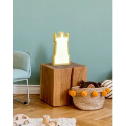 Oswietlenie - tower lampa stołowa 11w led 3000k iq kids złoty candellux 