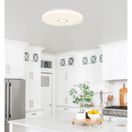 Oswietlenie - sunny lampa sufitowa plafon 24w led 38cm biały 4000k candellux 