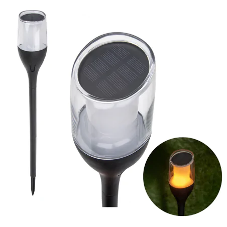 Lampy-solarne - lampka solarna ogrodowa wbijana pochodnia imitująca płomień sunari fls-230 