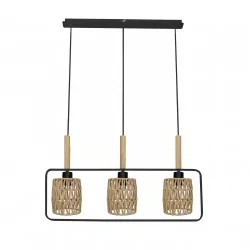 CROWN LAMPA WISZĄCA CZARNY...