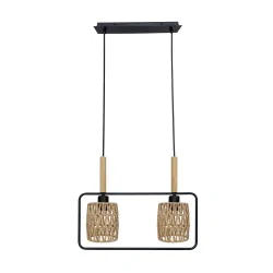 CROWN LAMPA WISZĄCA CZARNY...