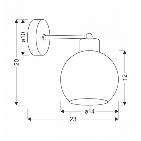 Oswietlenie - amanda lampa kinkiet czarny+złoty 1x40 e27 klosz biały candellux 