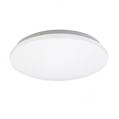 Oswietlenie - linda lampa sufitowa plafon 25cm 18w led 4000k klosz biały candellux 