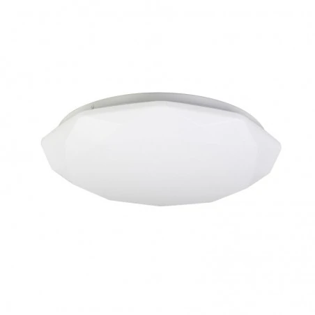Oswietlenie - baldo lampa sufitowa plafon 21cm 12w led 4000k klosz biały candellux 