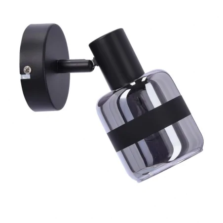 Oswietlenie - kinkiet na ścianę nowoczesny ruchomy z dymionym kloszem yuki 91-13415 candellux 