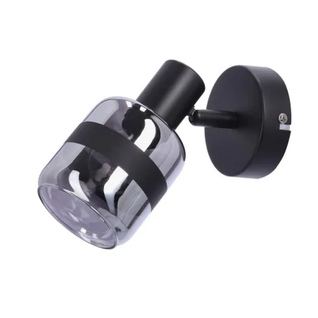 Oswietlenie - kinkiet na ścianę nowoczesny ruchomy z dymionym kloszem yuki 91-13415 candellux 