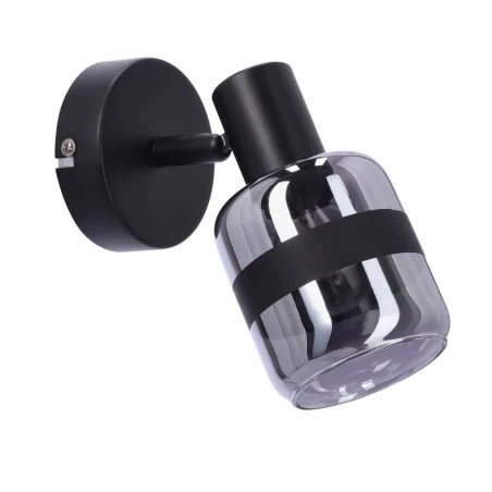 Oswietlenie - kinkiet na ścianę nowoczesny ruchomy z dymionym kloszem yuki 91-13415 candellux 