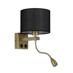 POLO LAMPA KINKIET ZŁOTY...