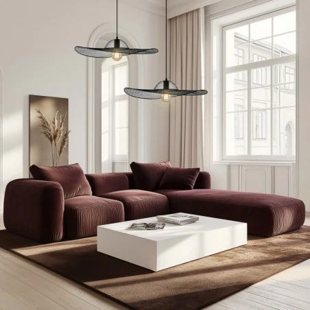 Oswietlenie - deco lampa sufitowa czarny 1x40w e27 abażur czarny candellux 