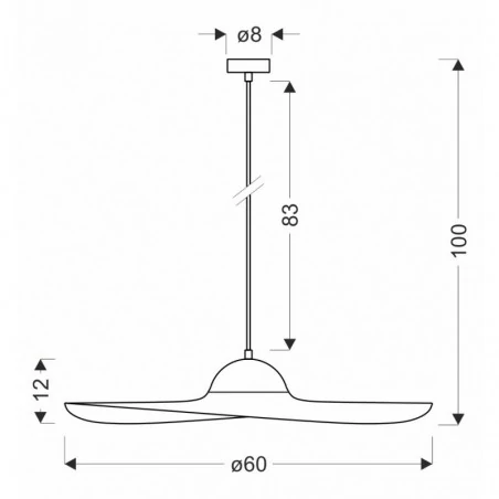 Oswietlenie - deco lampa sufitowa czarny 1x40w e27 abażur czarny candellux 