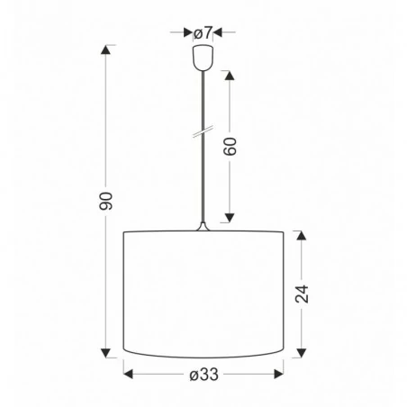Oswietlenie - arabesca lampa wisząca czarny 33x33x24 1x60w e27 abażur kremowy candellux 