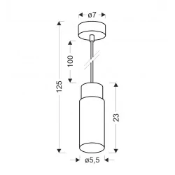 Oswietlenie - claro lampa wisząca czarny 1x15w gu10 klosz czarny+drewniany candellux 