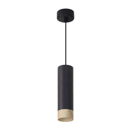 Lampy-sufitowe - lampa sufitowa tuba wisząca czarna gu10 conti 31-28419 candellux 