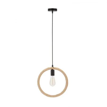 Oswietlenie - kolo lampa wisząca czarny+beżowy 1x40w e27 candellux 