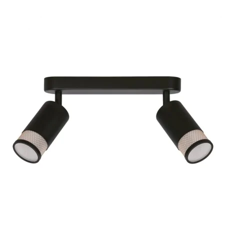 Oswietlenie-sufitowe - lampa sufitowa listwa czarno-złota podwójna flin 92-27672 candellux 