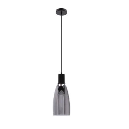Oswietlenie - udin big lampa wisząca czarny 1x15w gu10 klosz szary candellux 