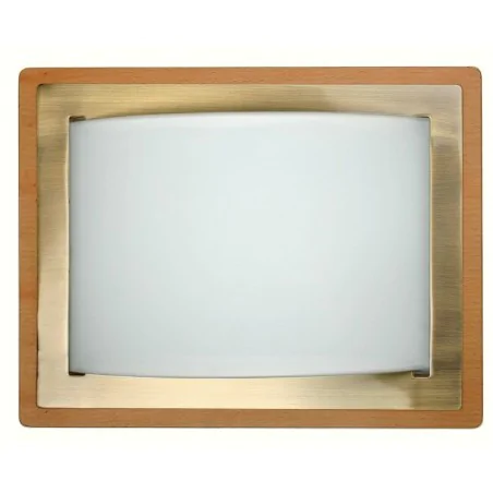 Oswietlenie - mera plaf (28x36) e27 2x60w jas dr patyna metal promocja candellux 