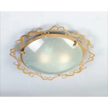 Oswietlenie - casablanca plafon 2x60w e27 38 cm patyna koło candellux 