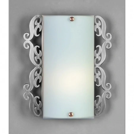 Oswietlenie - casablanca plafon 1x60w e27 22x25cm satyna prostokąt candellux 