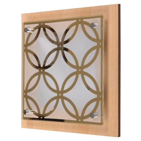 Oswietlenie - planta plafon 24x24 1x60w e27 kółka chocolate candellux 