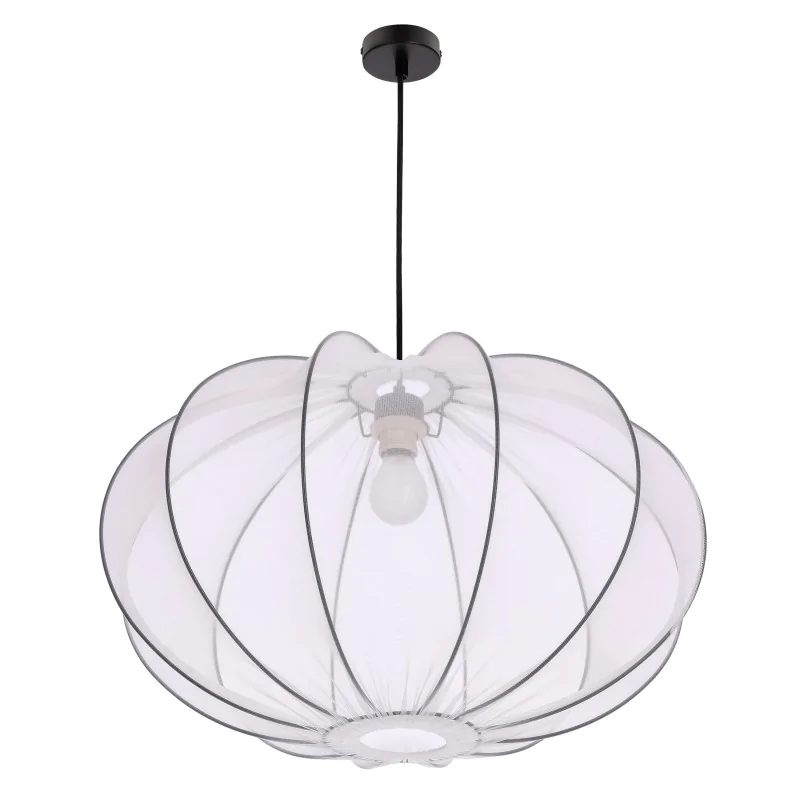 Oswietlenie - mellow lampa wisząca czarny 1x40w e27 abażur mist 60 biały kula candellux firmy Candellux 