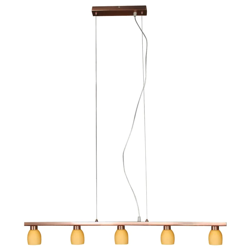 Oswietlenie - dakota zwis 5x40w g9 miedź candellux firmy Candellux 