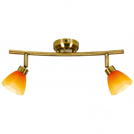 Oswietlenie - kango listwa 2x40w g9 patyna/rainbow candellux 