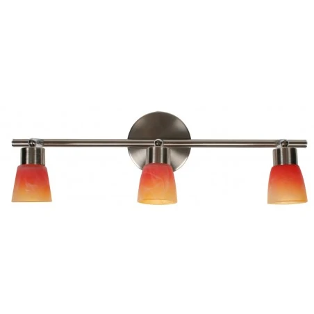 Oswietlenie - drops listwa 3*40w g9 nikiel mat rainbow candellux 