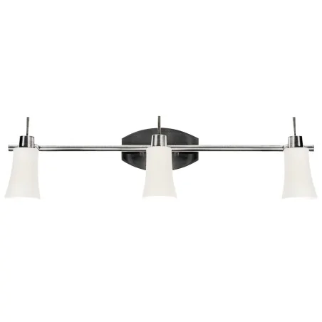 Oswietlenie - kroton listwa 3x40w g9 nikiel mat/biały candellux 