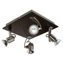 L&H DUKAT 4X50W GU10 DREWNO...
