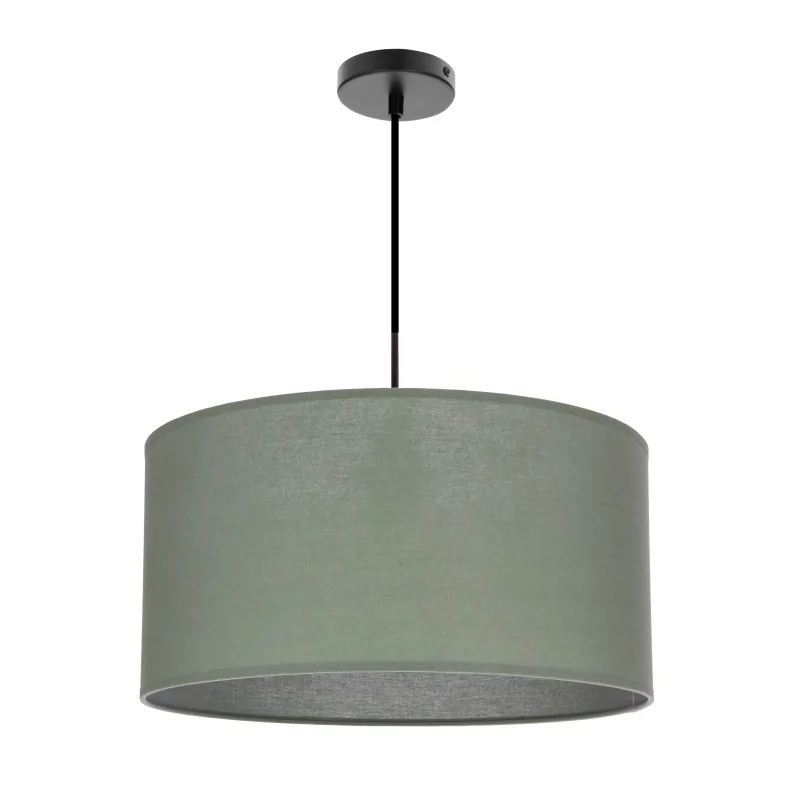 Oswietlenie - shanti lampa wisz¹ca czarny 1x40 e27 aba¿ur miêtowy candellux firmy Candellux 